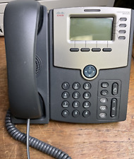 Usado, Teléfono IP de 4 líneas Cisco SPA504G con conmutador de 2 puertos, PoE, pantalla LCD y fuente de alimentación segunda mano  Embacar hacia Argentina