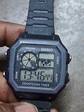Relógio de pulso masculino GASIO alarme cronógrafo LCD digital luz multicolorida comprar usado  Enviando para Brazil