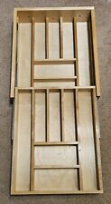 Gaveta de talheres em camadas de madeira Kraftmaid para armário base de dois andares!, usado comprar usado  Enviando para Brazil