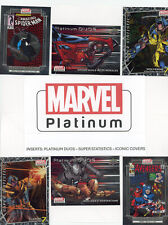 Usado, 2023 Marvel Platinum INSERTS DÚOS Platino - Súper Estadísticas - Cubierta Icónica TÚ ELIGES segunda mano  Embacar hacia Argentina