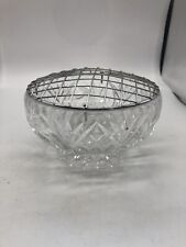 Vintage crystal round for sale  OLDHAM