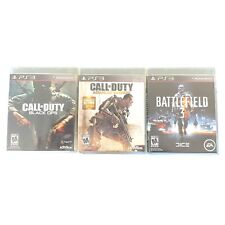 Call of Duty: Black Ops Advanced Warfare & Battlefield 3 Sony PS3 FPS pacote na caixa comprar usado  Enviando para Brazil