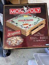 monopoly wooden set deluxe for sale  Bradley