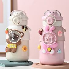 Usado, Garrafa térmica infantil de aço inoxidável 316 500 ml 7,5 polegadas Kawaii comprar usado  Enviando para Brazil