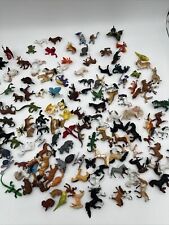 Enorme Lote de 140+ Animais de Fazenda de Plástico Vintage Pássaro Rouco Macaco Dinossauro Tartaruga comprar usado  Enviando para Brazil