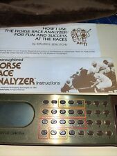 Horse race analyzer for sale  Punta Gorda