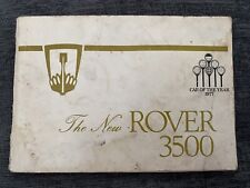 Rover sd1 3500 for sale  SHEFFIELD