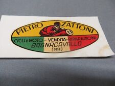 Orig.Italian 1960"s Lambretta/Vespa Dealer Waterslide"PIETRO ZATTONI" N.O.S ULMA for sale  Shipping to South Africa