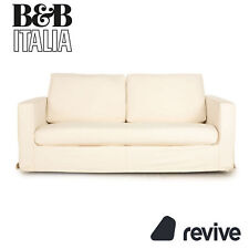 Używany, B&B Italia Baisity Tkanina Dwuosobowa kremowa sofa Kanapa na sprzedaż  Wysyłka do Poland