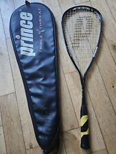 PRINCE o3 Silver Triple Threat Titanium Tungsten Carbon Squash Racket With Case for sale  Shipping to South Africa