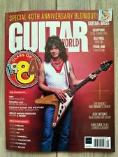 Revista GUITAR WORLD maio 2024 classe de 1984 EDDIE VAN HALEN Iron Maiden RUSH comprar usado  Enviando para Brazil