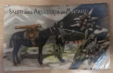Cartolina saluti artiglieria usato  Casandrino