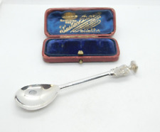 antique silver caddy spoon for sale  Shipping to Ireland