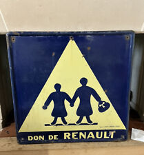 plaque emaillee ancienne renault d'occasion  Angers-