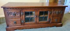 dark wood tv unit for sale  RUGBY