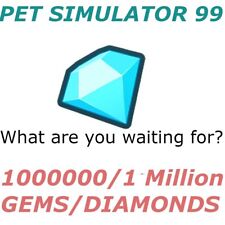 Pet simulator 99 Gems 1M, 1000000 Gems segunda mano  Embacar hacia Argentina