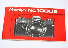 Mamiya 1000s bedienungsanleitu gebraucht kaufen  Bispingen