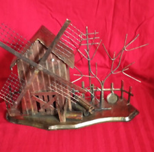 Caja de música de escultura de mesa de cobre vintage, usado segunda mano  Embacar hacia Argentina