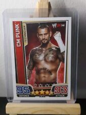 2013 CM Punk Topps Slam Attax Superstars WWE 2k14 Insert for sale  Shipping to South Africa