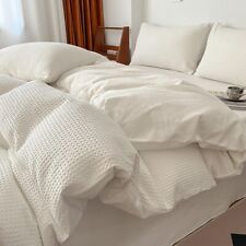 Conjunto de roupa de cama grossa 100% algodão capa de edredom fronhas king size queen size comprar usado  Enviando para Brazil