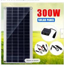Kit de painel solar portátil 12V 300W mono caravana casa acampamento carregador de energia USB comprar usado  Enviando para Brazil