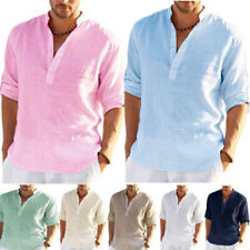 Mens solid linen for sale  UK