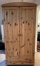 Pine wardrobe two for sale  STONE