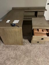 l shape desk drawers for sale  Granite City