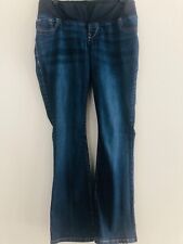 OLD NAVY MATERNITYSlim Boot Cut OLX DENIM SAS DARK WASH SIZE 8 SHORT, used for sale  Shipping to South Africa