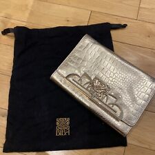 Biba leather gold for sale  MANCHESTER