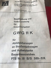 Grenzwertgeber öltank gwg gebraucht kaufen  Köln