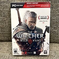 The Witcher III: Wild Hunt (PC DVD-ROM) Complete w/ Manual Map Stickers Inserts for sale  Shipping to South Africa