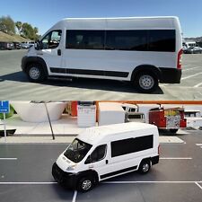 Van de passageiros Ram Promaster personalizada luz verde branca em escala 1/64 comprar usado  Enviando para Brazil