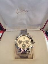 Cartier pasha silver for sale  HEREFORD
