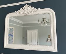 White overmantle mirror for sale  KINGSTON UPON THAMES