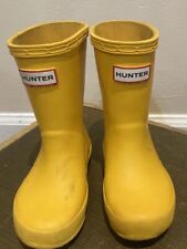 Usado, Botas de chuva Hunter originais primeiras clássicas impermeáveis infantis tamanho 7/8 comprar usado  Enviando para Brazil