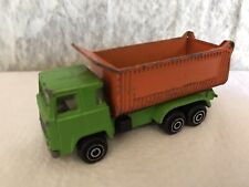 Vintage Playart Scania Dump / Tipper Truck In Green And Orange 1980 Hong Kong  for sale  Shipping to Ireland