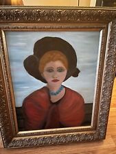 Portrait girl oil for sale  Millville