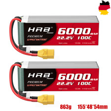 2pcs hrb 6000mah gebraucht kaufen  Langenlonsheim