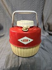 Vintage Red Coleman Diamond Logo 1 Gallon Jug Cooler 1950s for sale  Shipping to South Africa