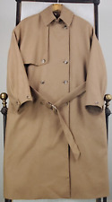 & OUTRAS HISTÓRIAS Trench coat feminino tamanho pequeno lã peito duplo cinto longo comprar usado  Enviando para Brazil