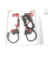 BEATS POWERBEATS 3 WIRELESS EARPHONES DEFIANT BLACK/RED (THE DECADE COLLECTION), used for sale  Shipping to South Africa