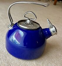 blue tea kettle enamel for sale  Cupertino