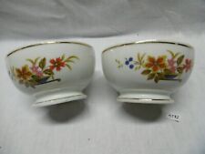bols (lot de 2) à décor floral en porcelaine du Berry CNP Vierzon (réf AT82), occasion d'occasion  Huelgoat