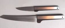 Vernco Knives Set of 2 Stainless Steel Hand Honed HI-CV Japan MCM Vintage , used for sale  Shipping to South Africa
