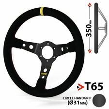 Lenkrad, Schwarz, Wildleder, 65 mm geschüsselt, Sportlenkrad, Rallye, Racing , usado comprar usado  Enviando para Brazil