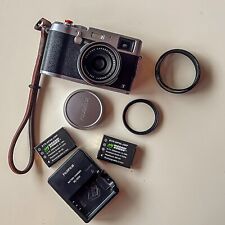 Fuji x100t with EXTRAS! Cinesoft Filter, 2 Batteries, Lens Hood, NO SD CARD  for sale  Shipping to South Africa