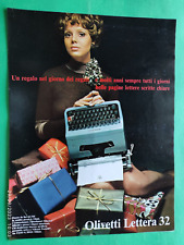 Olivetti Letter 32 máquina por escritor 1967 publicidad original 1 página segunda mano  Embacar hacia Argentina