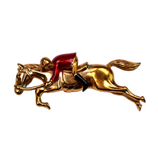 Horse racing brooch for sale  TELFORD