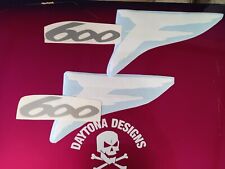 CBR 600F SILVER & WHITE SEAT UNIT TAIL PIECE DECALS STICKERS GRAPHICS for sale  Shipping to South Africa